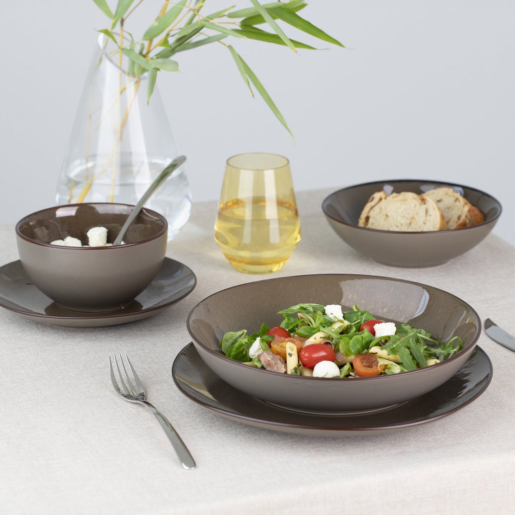 Medard de Noblat - Feeling Bronze - Kom 13 cm - 6 delig - Stoneware