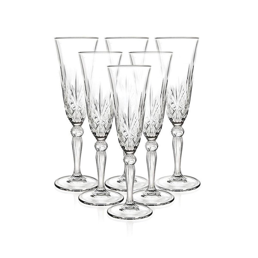 RCR Melodia Champagne flutes - 16 cl - 6 stuks