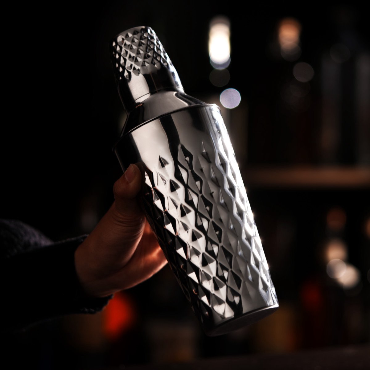Viski Faceted Cocktailshaker - roestvrijstaal - 740ml