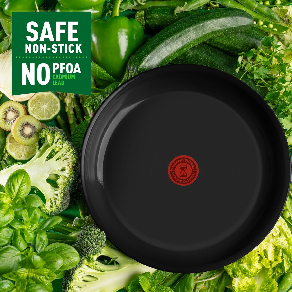 Tefal Renew Black ON - Ceramic Frying Pan - Ø28 cm - PFAS-free - Induction Suitable