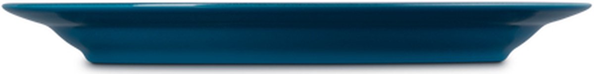 Le Creuset 4 aardewerken dinerborden Deep Teal 27cm