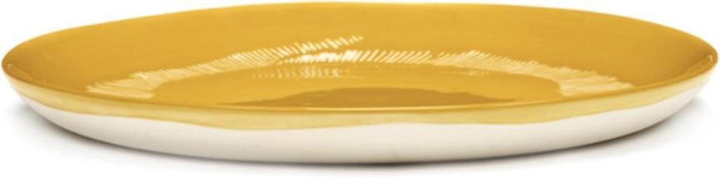 Serax - Ottolenghi Feast - Bord M - Geel/Wit - 22 Ø - 2 stuks