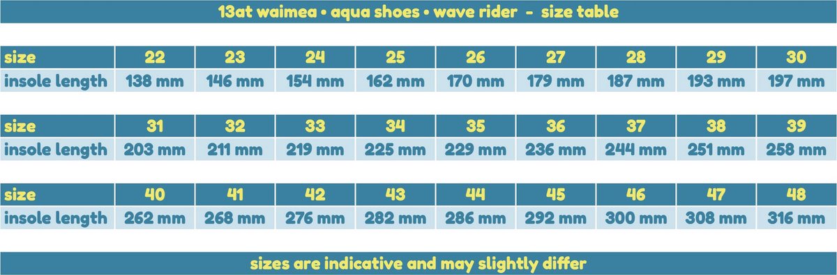 Waimea Waterschoenen - Volwassenen - Wave Rider - Zwart - Maat 44