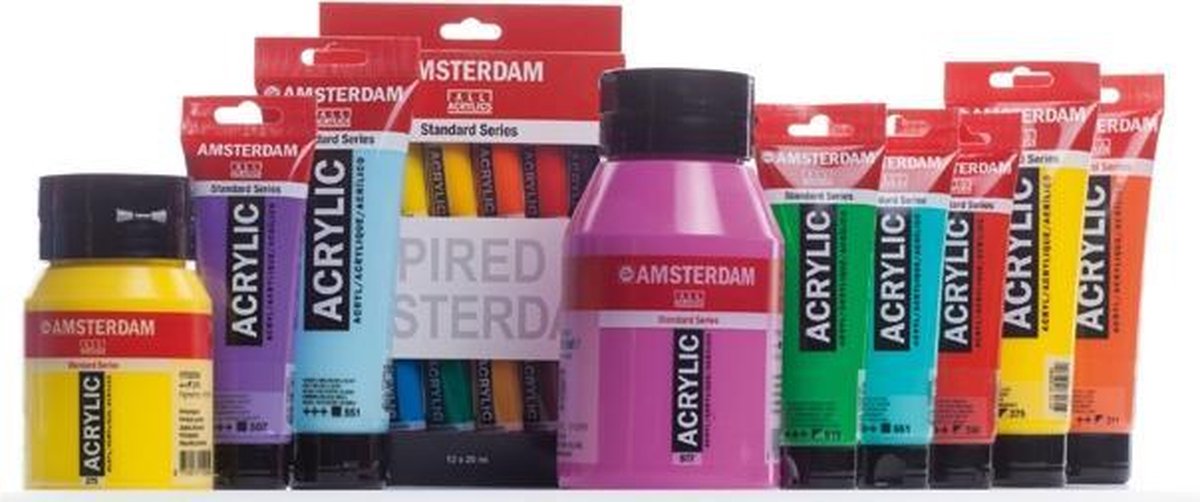 Amsterdam Standard Series Acrylic Paint Tube 120 ml Titanium White 105