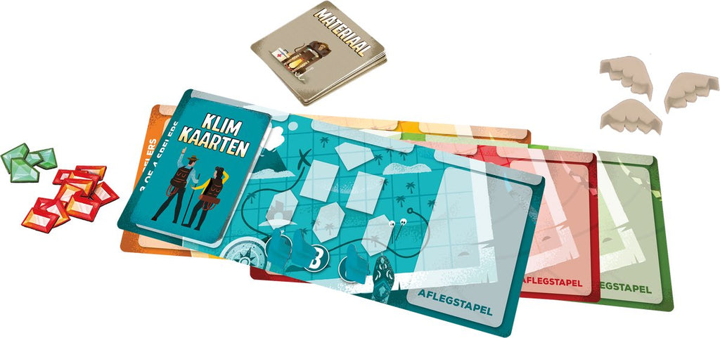 Oh No Volcano - Dutch language board game - For the whole family - 2-4 Players - Excitement & Adventure