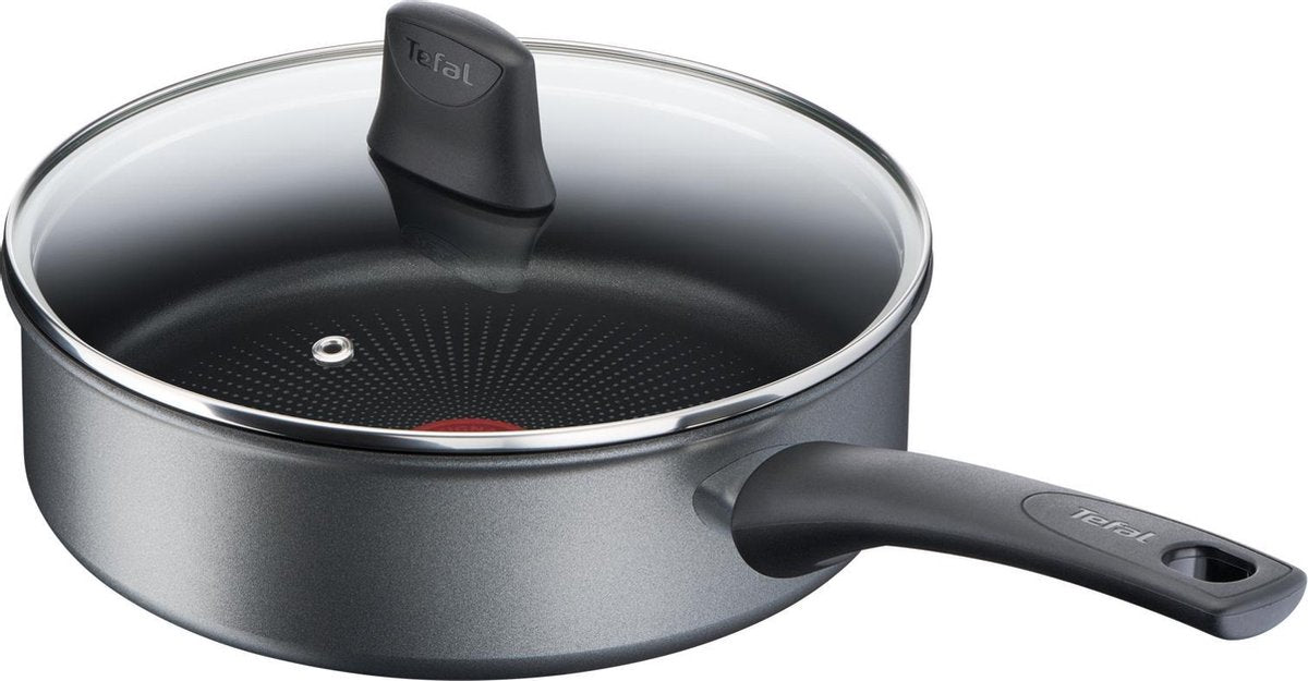 Tefal Easy Chef - Sauté Pan - Ø24 cm - Includes Lid - Suitable for Induction - Non-stick Coating