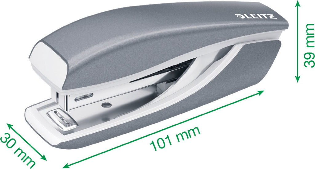 Leitz WOW Mini Stapler - 10 Sheet Capacity - Includes Staples - For Office and Home Use - Ideal for Home Office - Pink