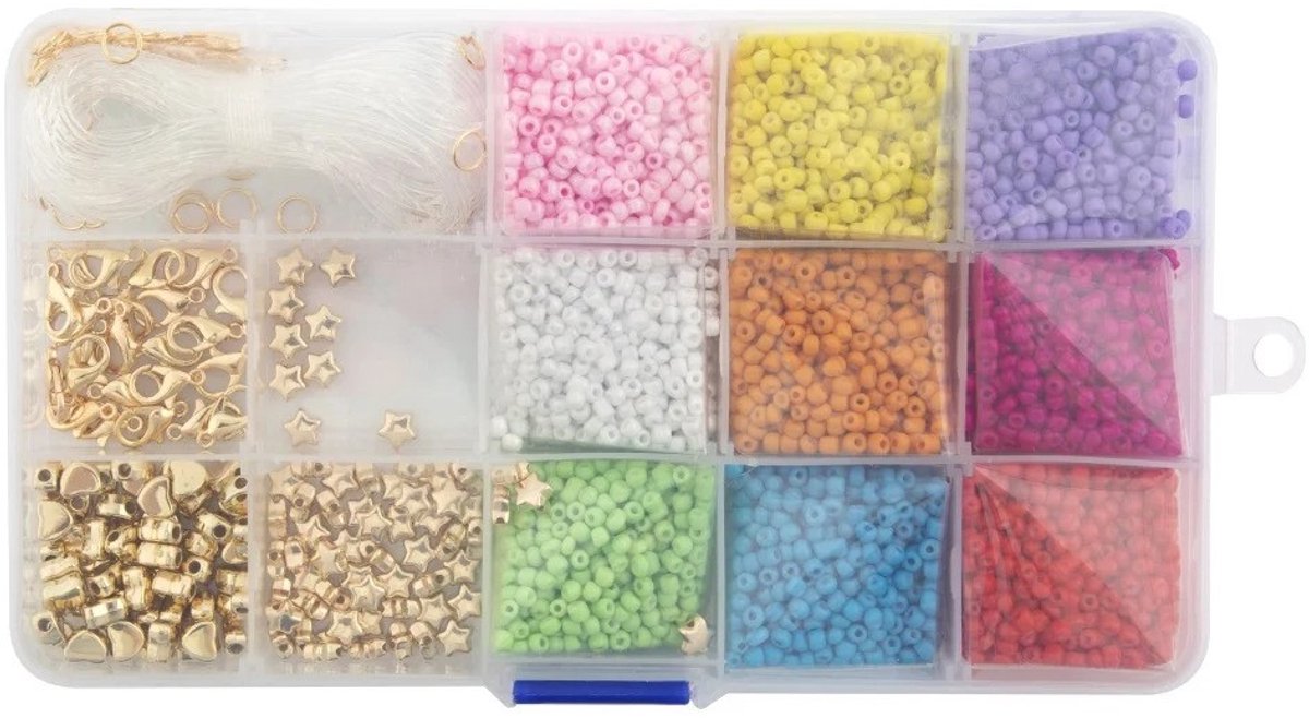 Grafix kralen opbergbox creatief speelgoed sieraden maken.