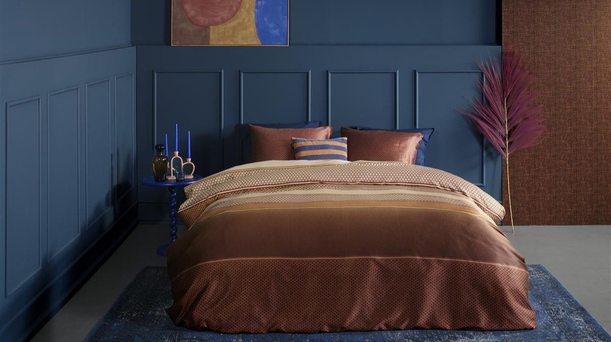 Beddinghouse Romeo duvet cover - Single - 140x200/220 cm - Brick red