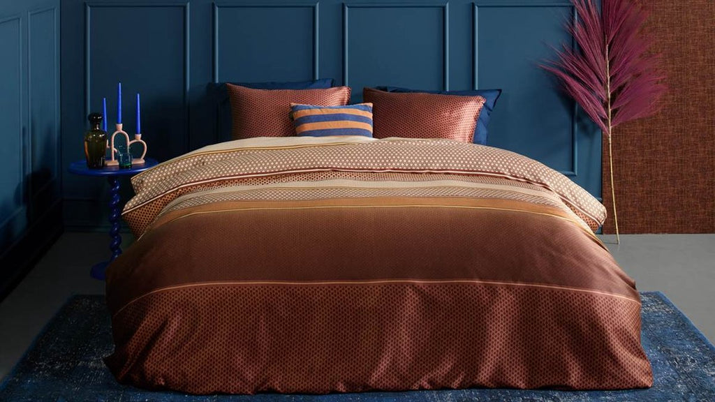 Beddinghouse Romeo duvet cover - Single - 140x200/220 cm - Brick red
