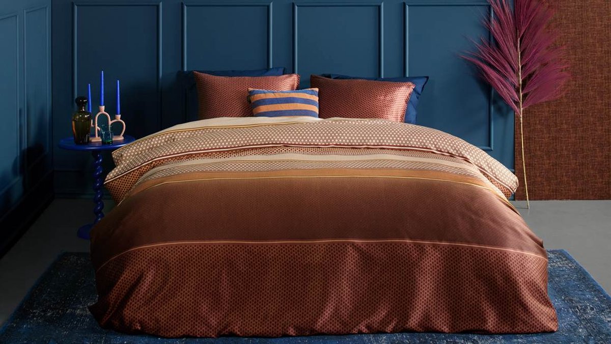 Beddinghouse Romeo duvet cover - Single - 140x200/220 cm - Brick red