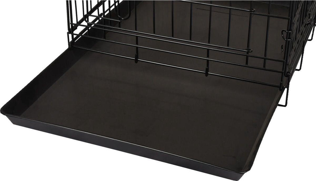 Replacement tray for dog crate – Flamingo Tray Ebo, Keo, Mezo, Nyo – XXL 74.5 x 121 x 3 cm – Plastic crate tray black