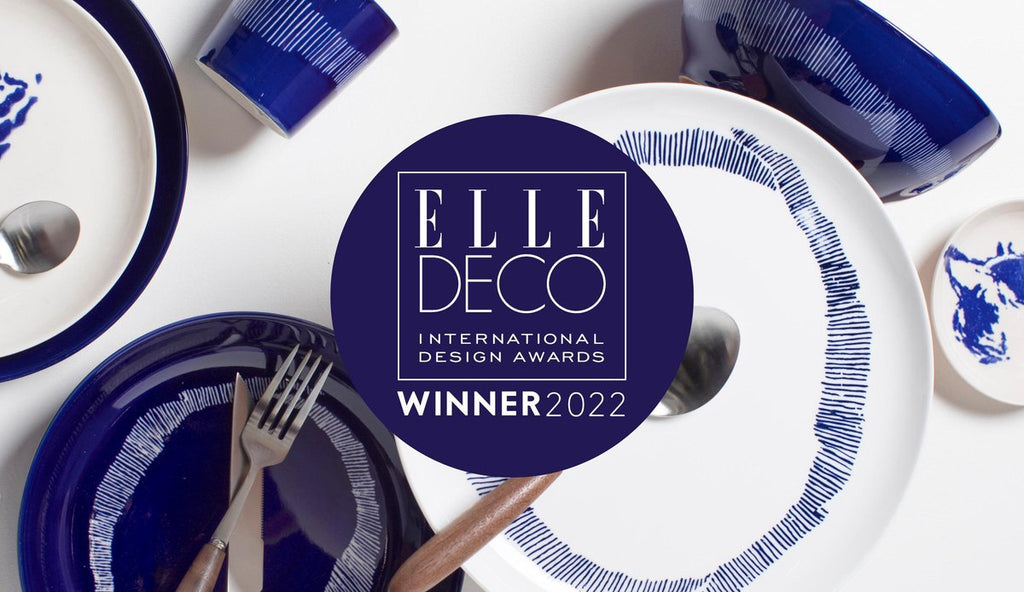 Serax - Ottolenghi Feast - Plate M - Dark Blue/White - 22 Ø - 2 pieces