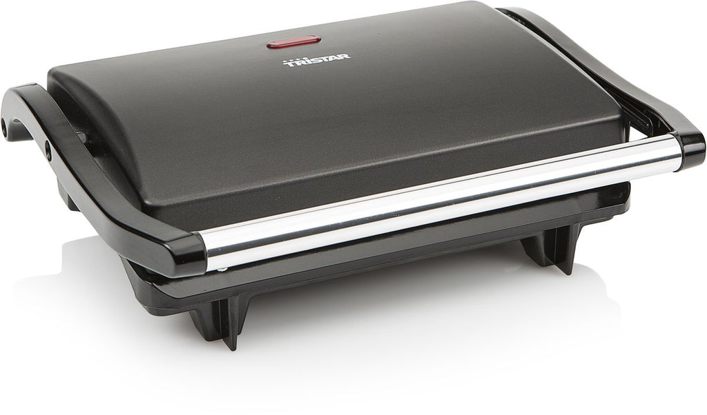 Tristar Contactgrill - GR-2650 - 700W - Tosti apparaat - Panini grill- 22,5x14cm bakoppervlak - Verticaal opbergen - Zwart