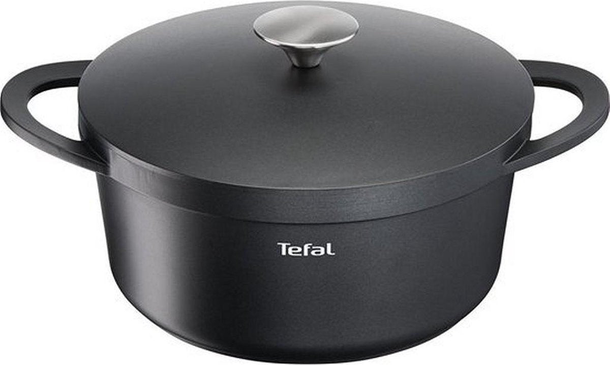 Tefal Trattoria - Braadpan - Ø28 cm - Inclusief Deksel - Gietijzer - Geschikt voor Inductie