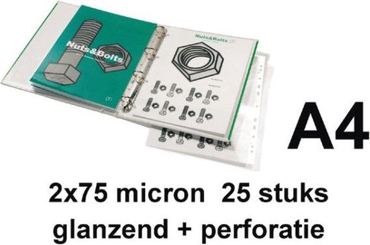 GBC Lamineerhoezen organize - A4 2x75micron - Pak van 25 stuks
