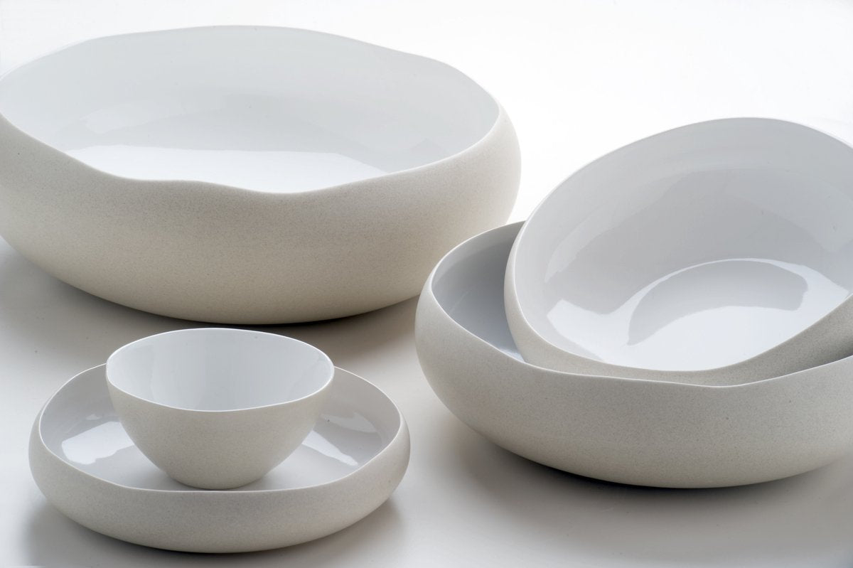Medard de Noblat - Oslo White - Bowl 22 x 22 x 7.8 cm - Stoneware