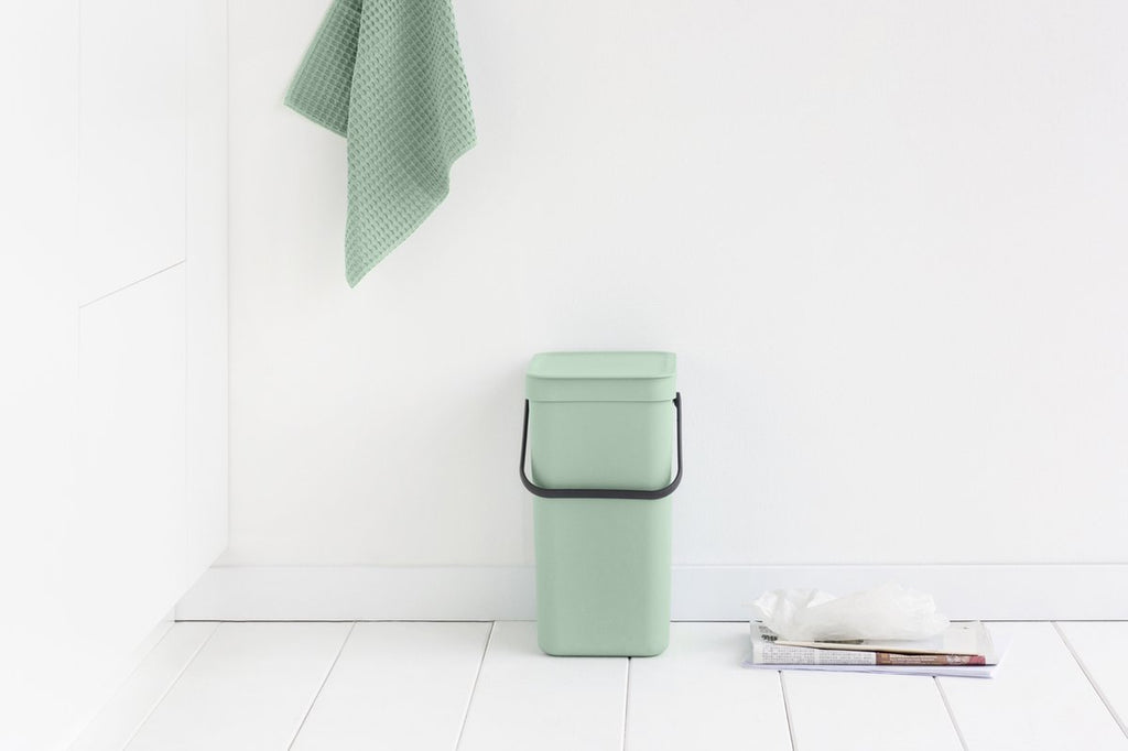 Brabantia Sort & Go Waste Bin - 12 litre - Jade Green