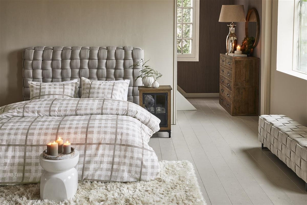Rivièra Maison - Brody duvet cover - Single - 140x200/220 cm - Sand