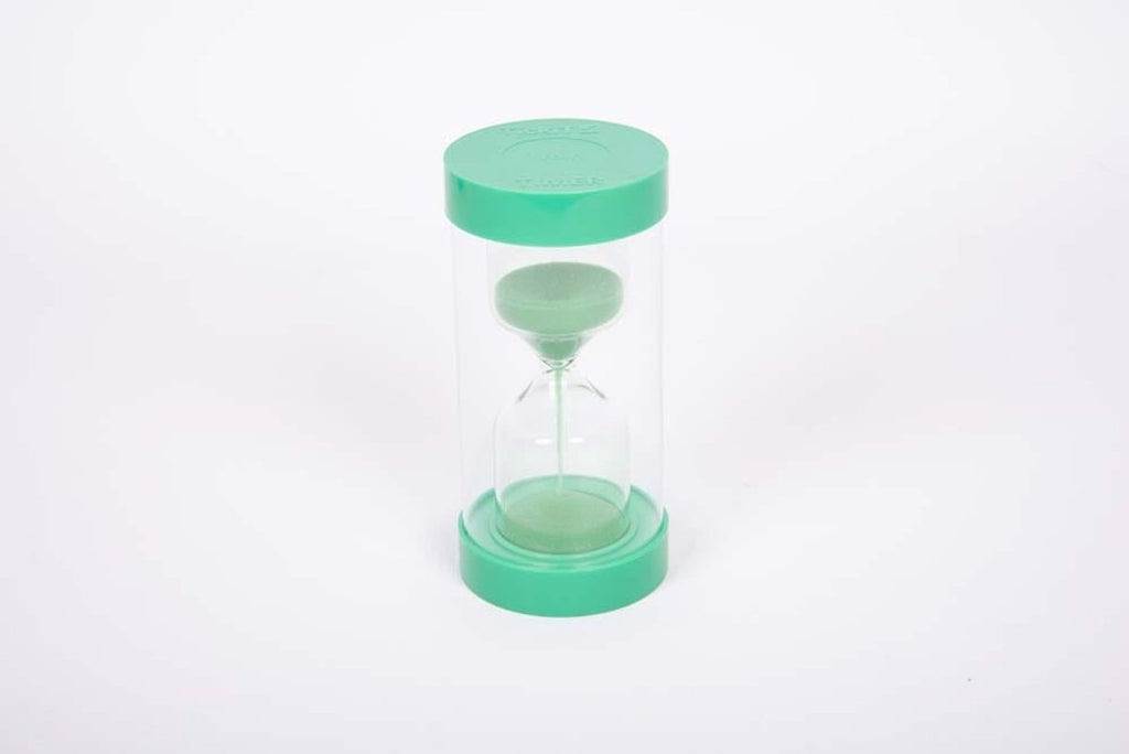 TickiT zandloper educatief speelgoed ColourBright 30 minuten zwart.