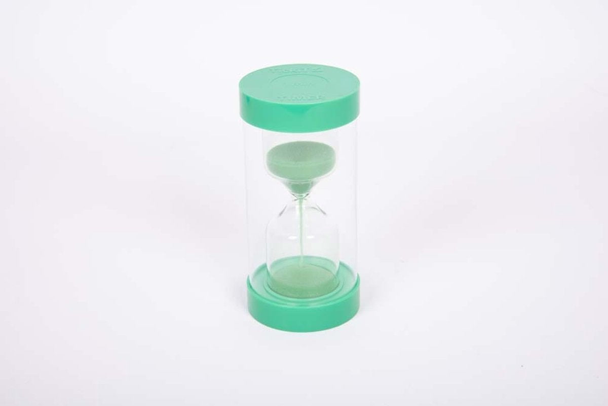 TickiT zandloper educatief speelgoed ColourBright 30 minuten zwart.