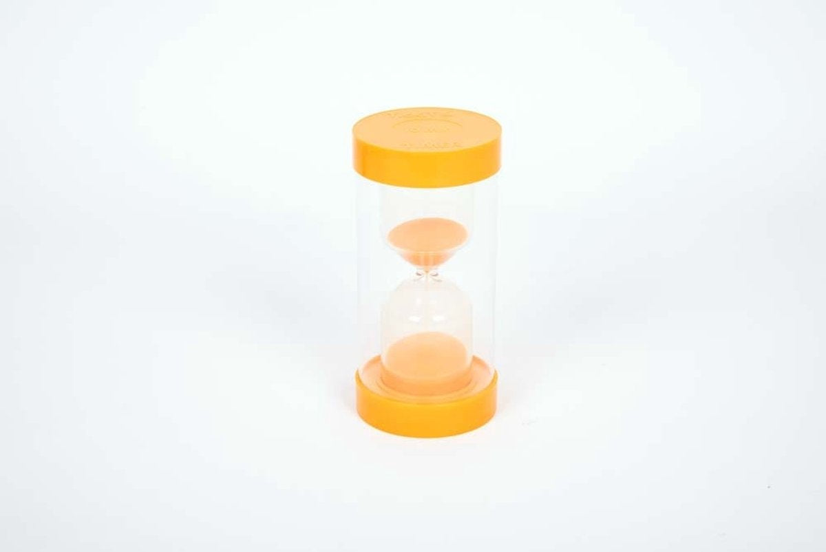 TickiT zandloper educatief speelgoed ColourBright 30 minuten zwart.