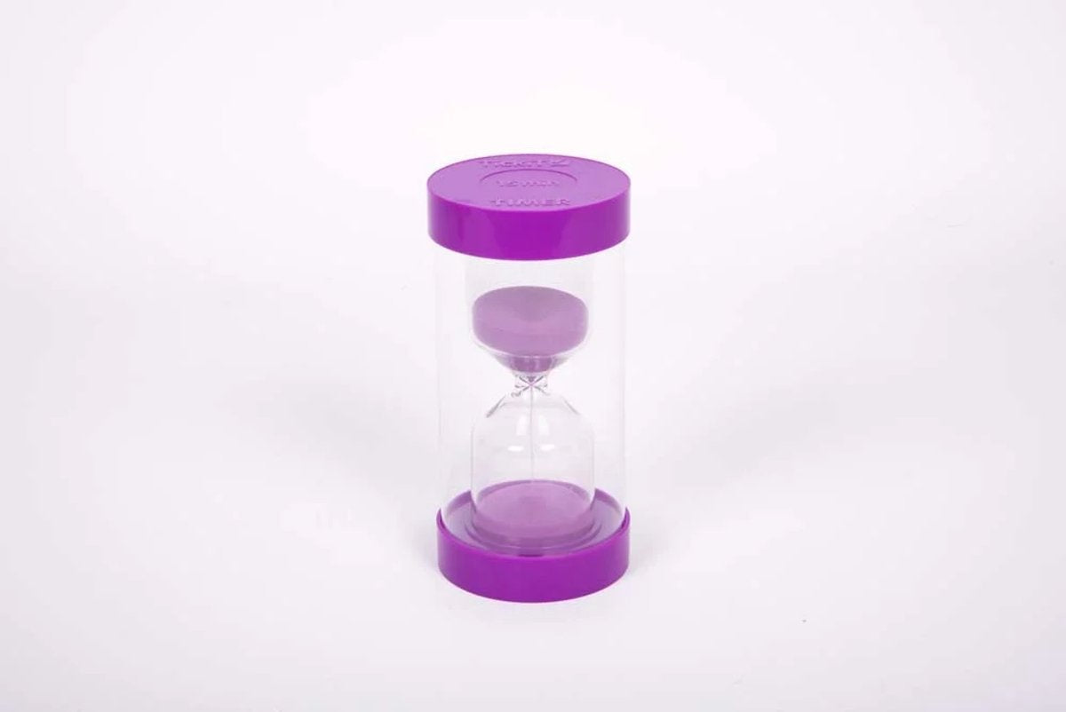 TickiT zandloper educatief speelgoed ColourBright 30 minuten zwart.