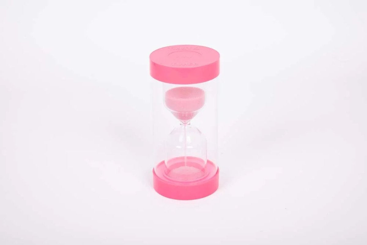 TickiT zandloper educatief speelgoed ColourBright 30 minuten zwart.