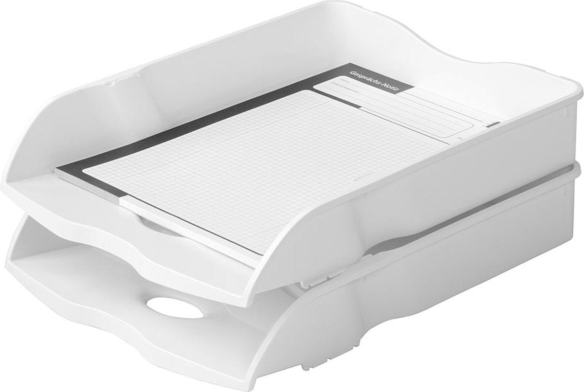 HAN brievenbak - Re-LOOP - 259 x 351 x 63mm - wit - stapel- en nestbaar - 100% gerecycled - HA-10298-912