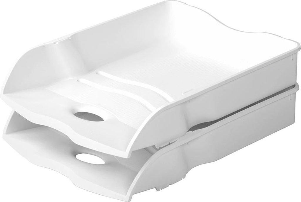 HAN letter tray - Re-LOOP - 259 x 351 x 63mm - white - stackable and nestable - 100% recycled - HA-10298-912