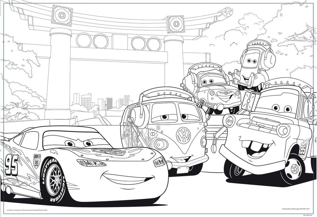 Lisciani - Cars - Double face - Puzzel - 108 stukjes