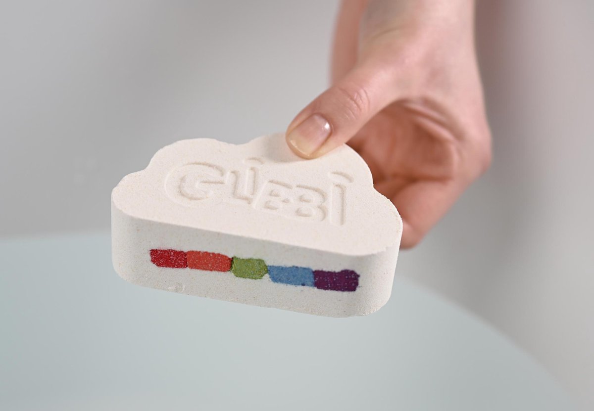 Glibbi Boom Regenboog - Badbom - vanaf 3 jaar - dermatologisch getest