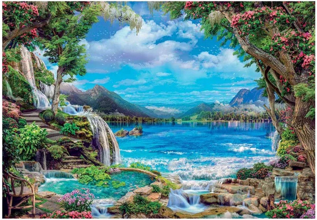 Clementoni - Puzzel - 2000 Stukjes - Paradise on Earth - Puzzel Voor Volwassenen