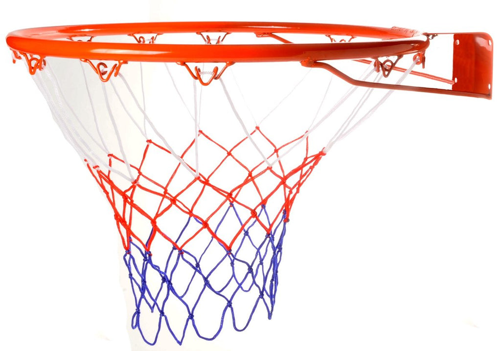 Basketbalring Oranje – Inclusief Netje Rood/Wit/Blauw