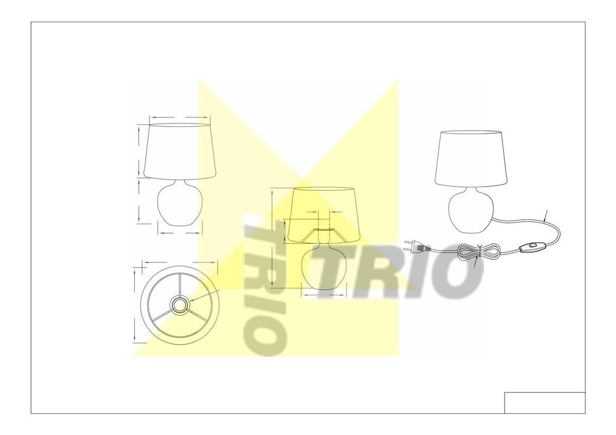 REALITY LUXOR Tafellamp - Goudkleur - excl. 1x E14 - IP20