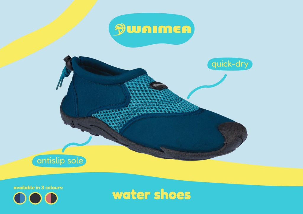 Waimea Water Shoes - Kids - Wave Rider - Blue - Size 25