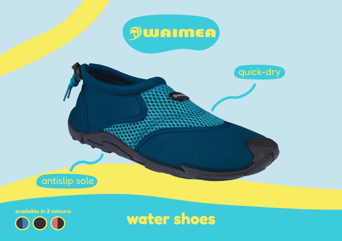 Waimea Waterschoenen - Kinderen - Wave Rider - Blauw - Maat 25