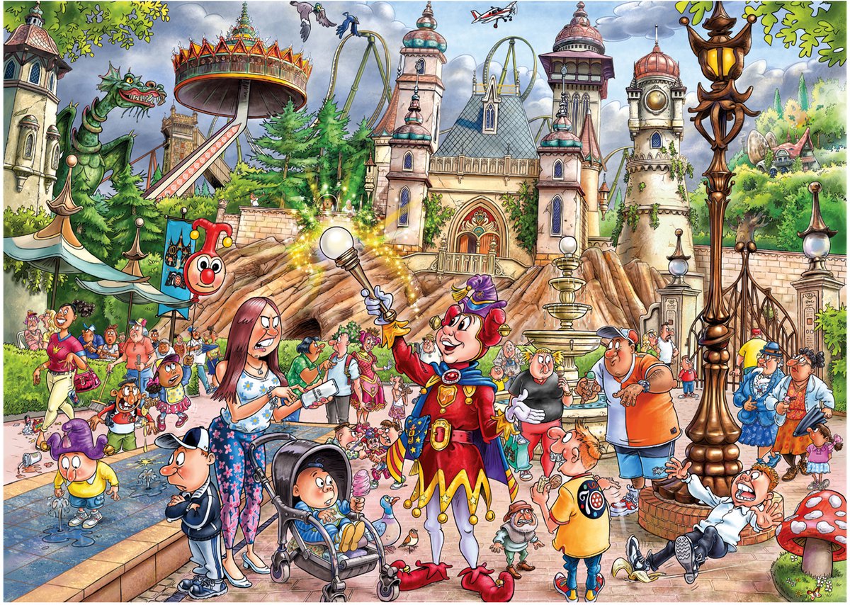 Wasgij Mystery Efteling Wereld Vol Wonderen 1000 stukjes - Legpuzzel