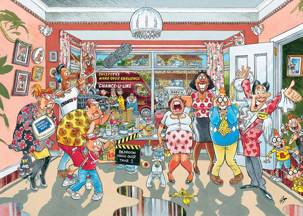 Wasgij Retro Original 9 - Small renovation! - 1000 piece puzzle - Jigsaw puzzle
