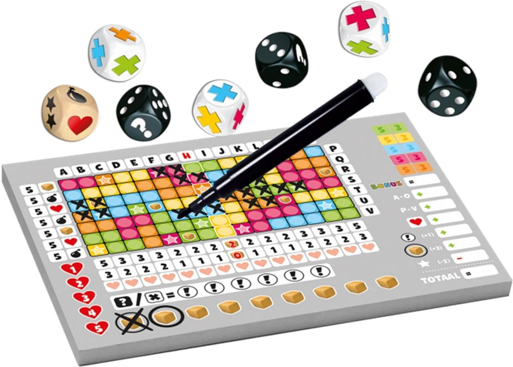 999 Games - Second Chance - Dice Game - With new dice and possibilities - Board game - Family game - Small gift