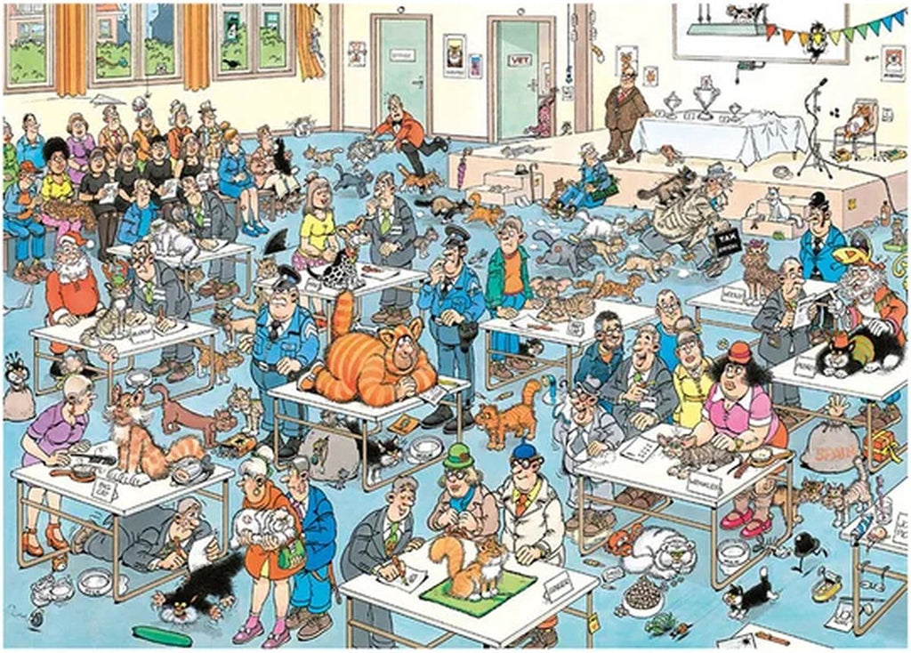 Jan Van Haasteren - Cat Show - 1000 piece puzzle