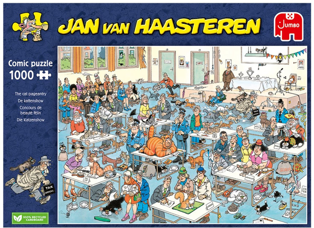 Jan Van Haasteren - Cat Show - 1000 piece puzzle