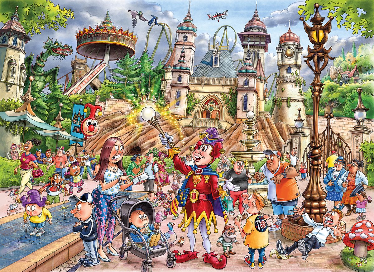 Wasgij Mystery Efteling Wereld Vol Wonderen 1000 stukjes - Legpuzzel