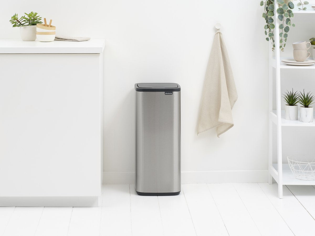 Brabantia Bo Touch Bin Prullenbak - 30 liter - Matt Steel Fingerprint Proof