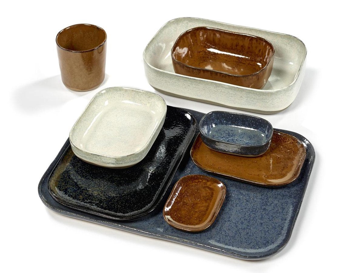 Serax - Merci La Nouvelle Table - Bord S - Okerbruin - 8 stuks