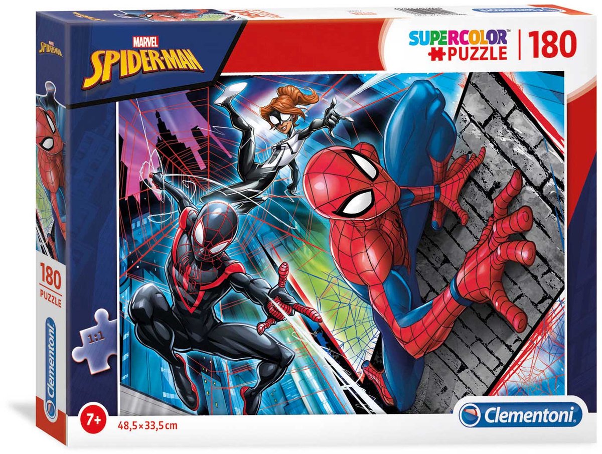 Clementoni - Puzzle - 180 Pieces - Spider-Man - Kids - Ages 7 and up