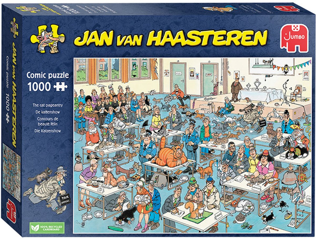 Jan Van Haasteren - Cat Show - 1000 piece puzzle