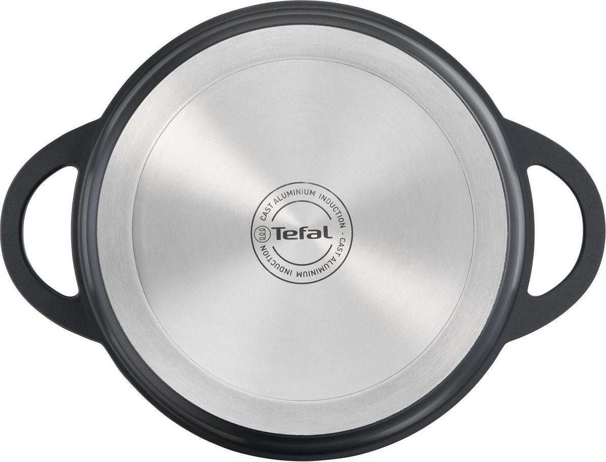 Tefal Trattoria - Braadpan - Ø28 cm - Inclusief Deksel - Gietijzer - Geschikt voor Inductie