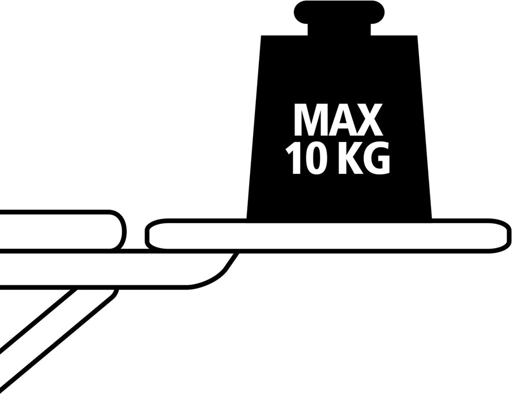 Brabantia Strijkplank C - voor Stoomgenerator - 124 x 45 cm - Denim Black