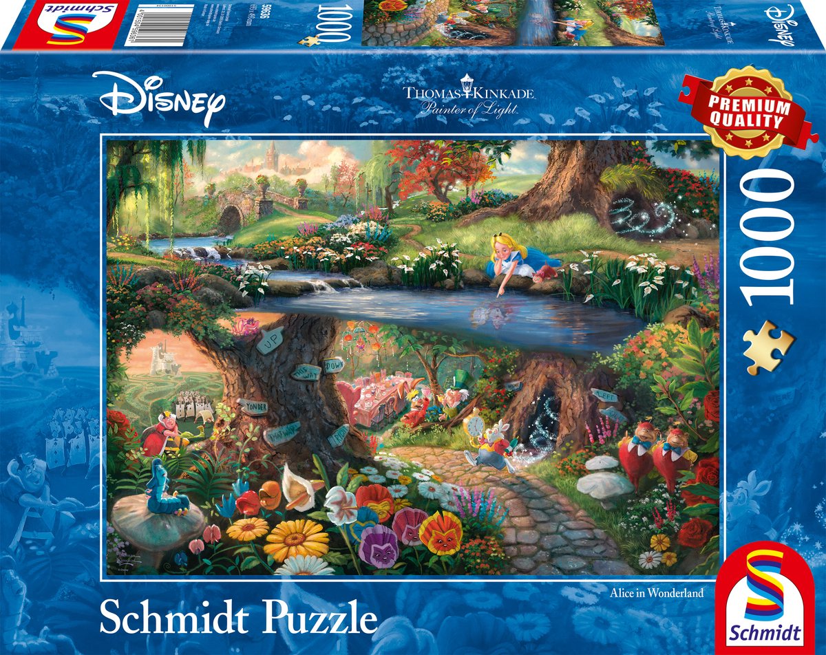 Disney Alice in Wonderland (1000ST) - Puzzel